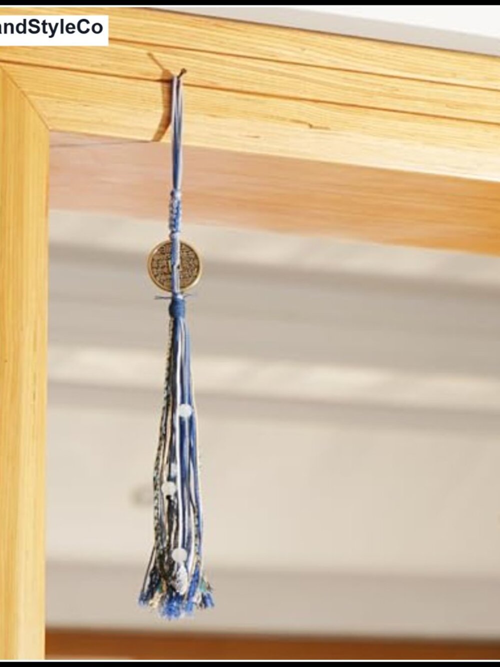 Long Tassel Bag Charm Traditional Lucky Backpack Charm - Picture 6 of 6